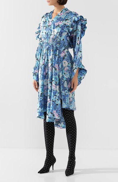 Шелковое платье BALENCIAGA, арт. 621419/TILB4, фото 3