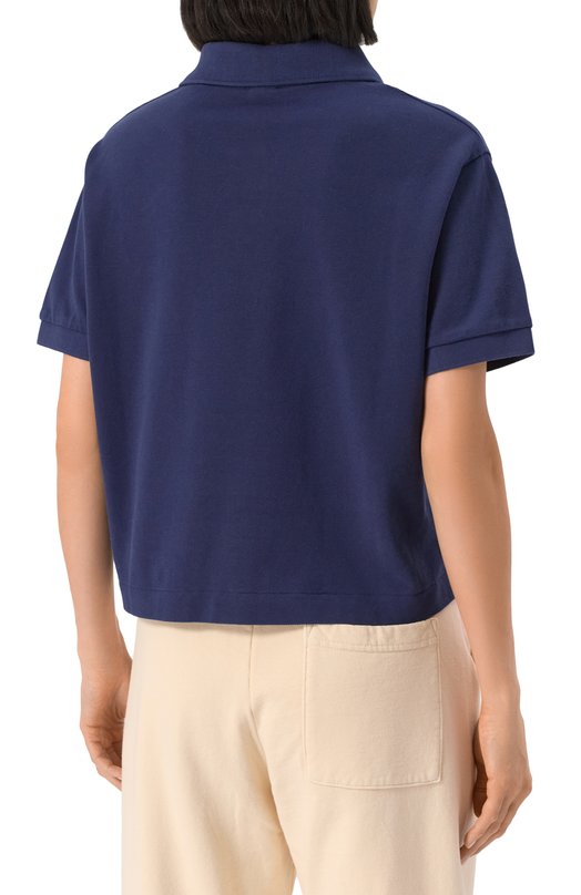 Хлопковое поло Sporty and Rich T0085606241BL106 Синий  T0085606241BL106 Фото 4
