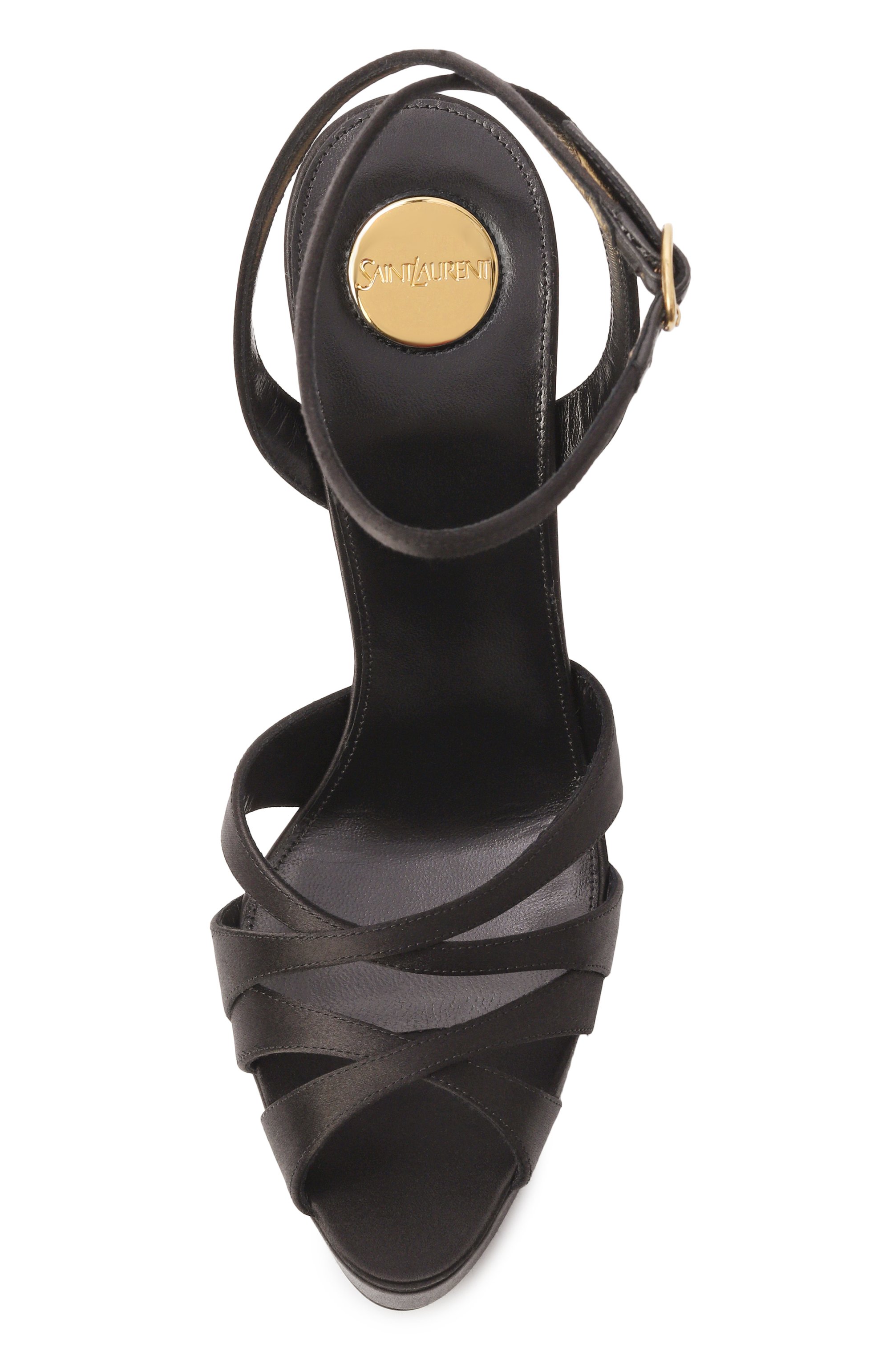 Текстильные босоножки chandelle 110 SAINT LAURENT, арт. 860721/9QNA0, фото 6