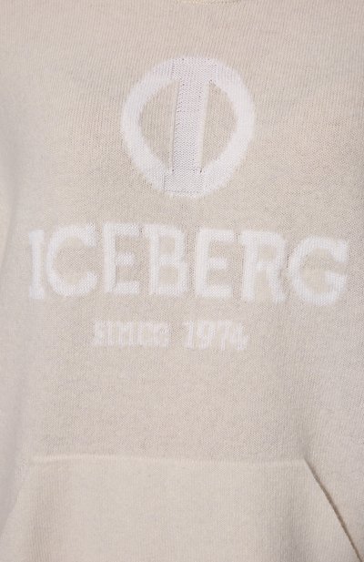 Худи из шерсти и кашемира ICEBERG, арт. 22I I2P0/A025/7054, фото 5