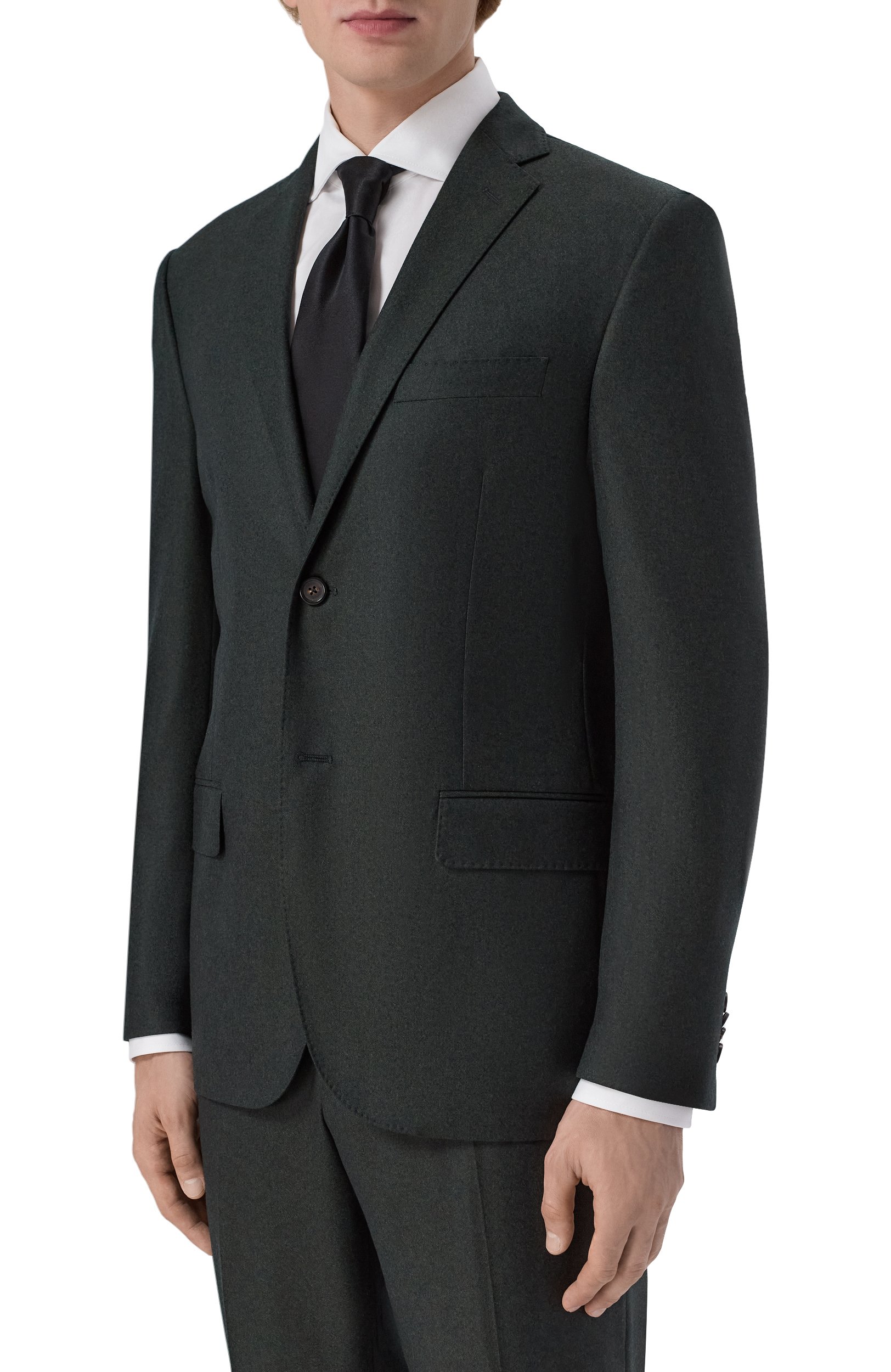 Шерстяной костюм CORNELIANI светло-зеленого цвета по цене 173000 руб., арт. 286005/2A18111_SET, фото 2 Шерстяной костюм CORNELIANI, арт. 286005/2A18111_SET, фото 2