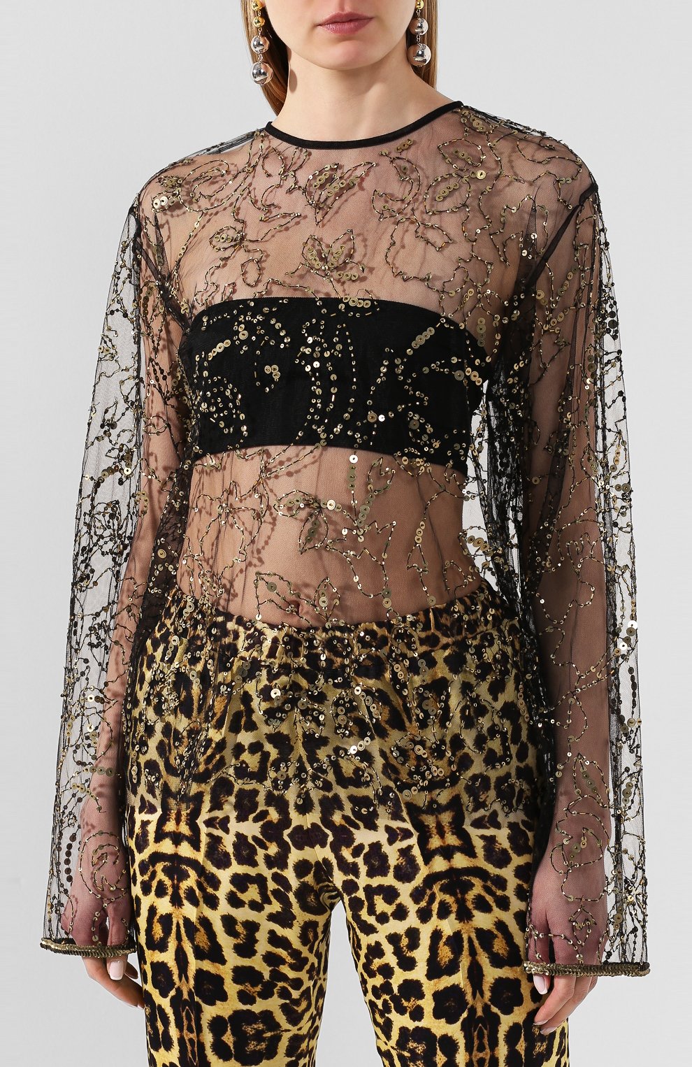 Топ с пайетками DRIES VAN NOTEN, арт. 201-18683-9302, фото 3