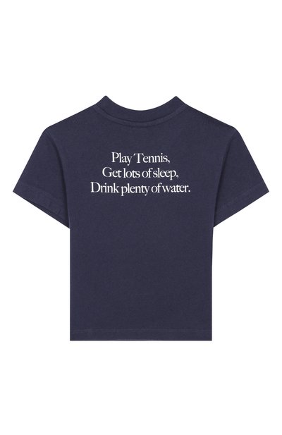 Хлопковая футболка SPORTY AND RICH, арт. T004861300BL106, фото 2