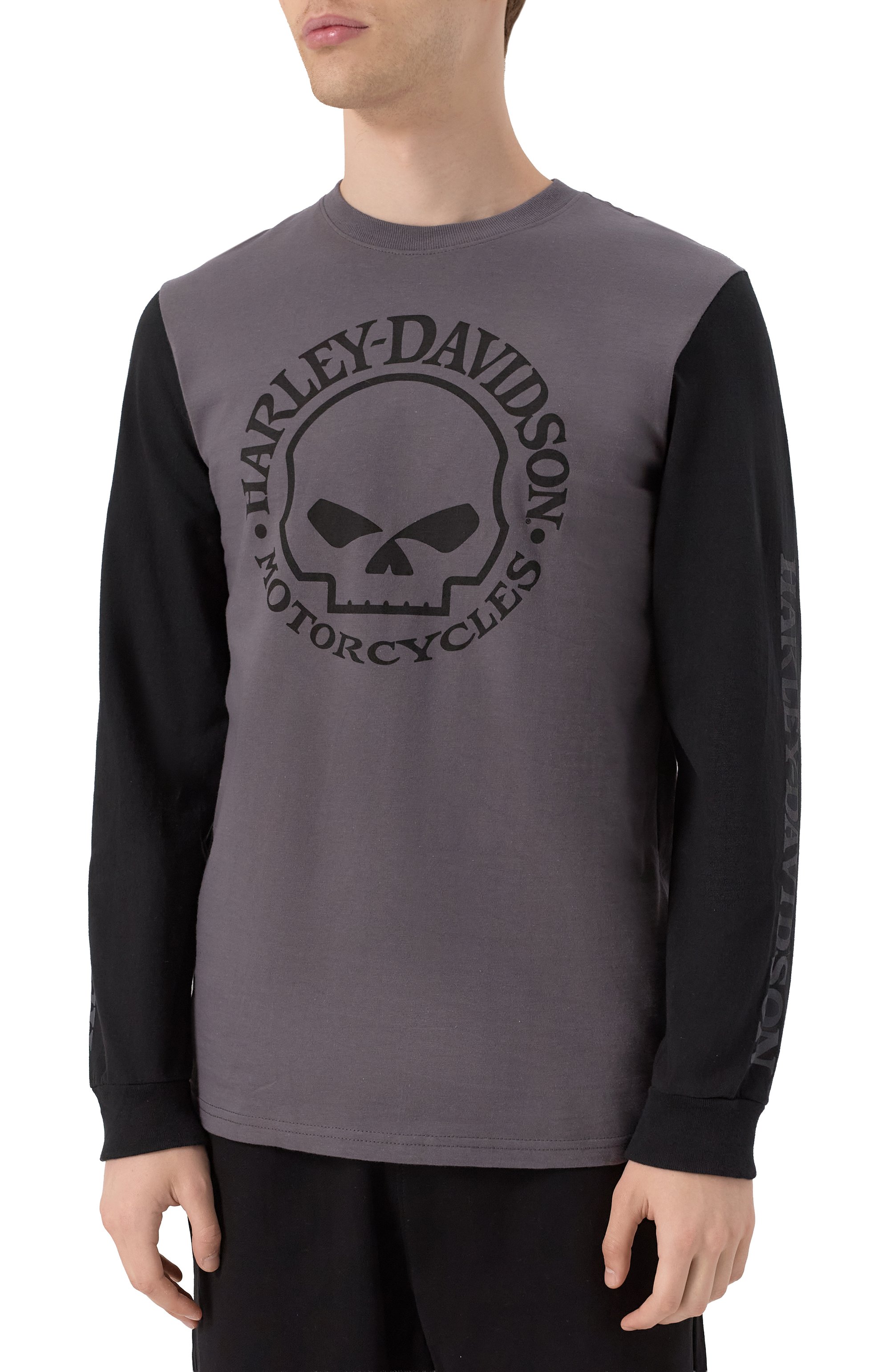Хлопковый лонгслив HARLEY-DAVIDSON, арт. 99091-24VM, фото 3