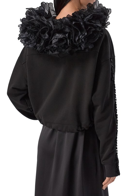 Хлопковая толстовка Daniil Antsiferov DA_1105B Чёрный  DA_1105B Фото 4