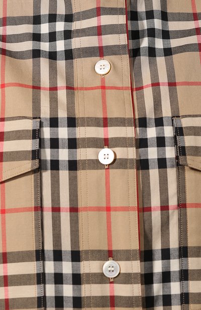Хлопковая рубашка BURBERRY, арт. 8009037, фото 5