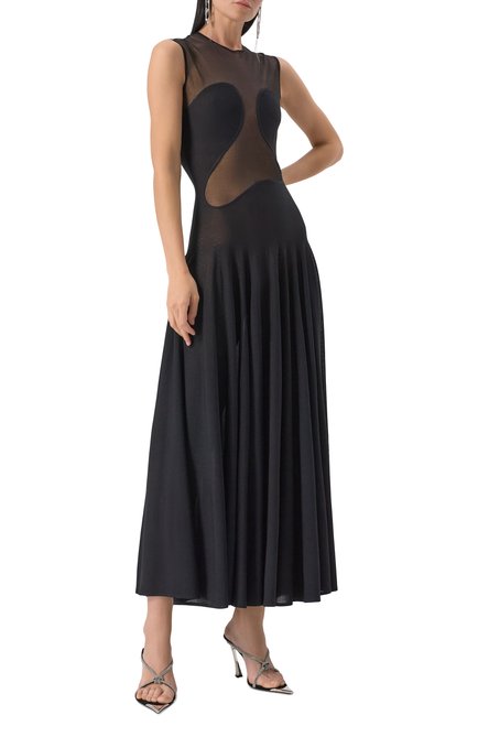 Женские кожаные мюли MUGLER, арт. MUWSS25SC141_SS015