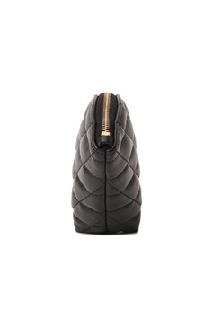 Женский клатч sade SAINT LAURENT черного цвета, арт. 802198/AAAJU | Фото 4 (Драгоценные камни: Проставлено; Размер: mini; Женское Кросс-КТ: Клатч-клатчи, Вечерняя сумка; Материал сплава: Проставлено; Материал: Натуральная кожа)