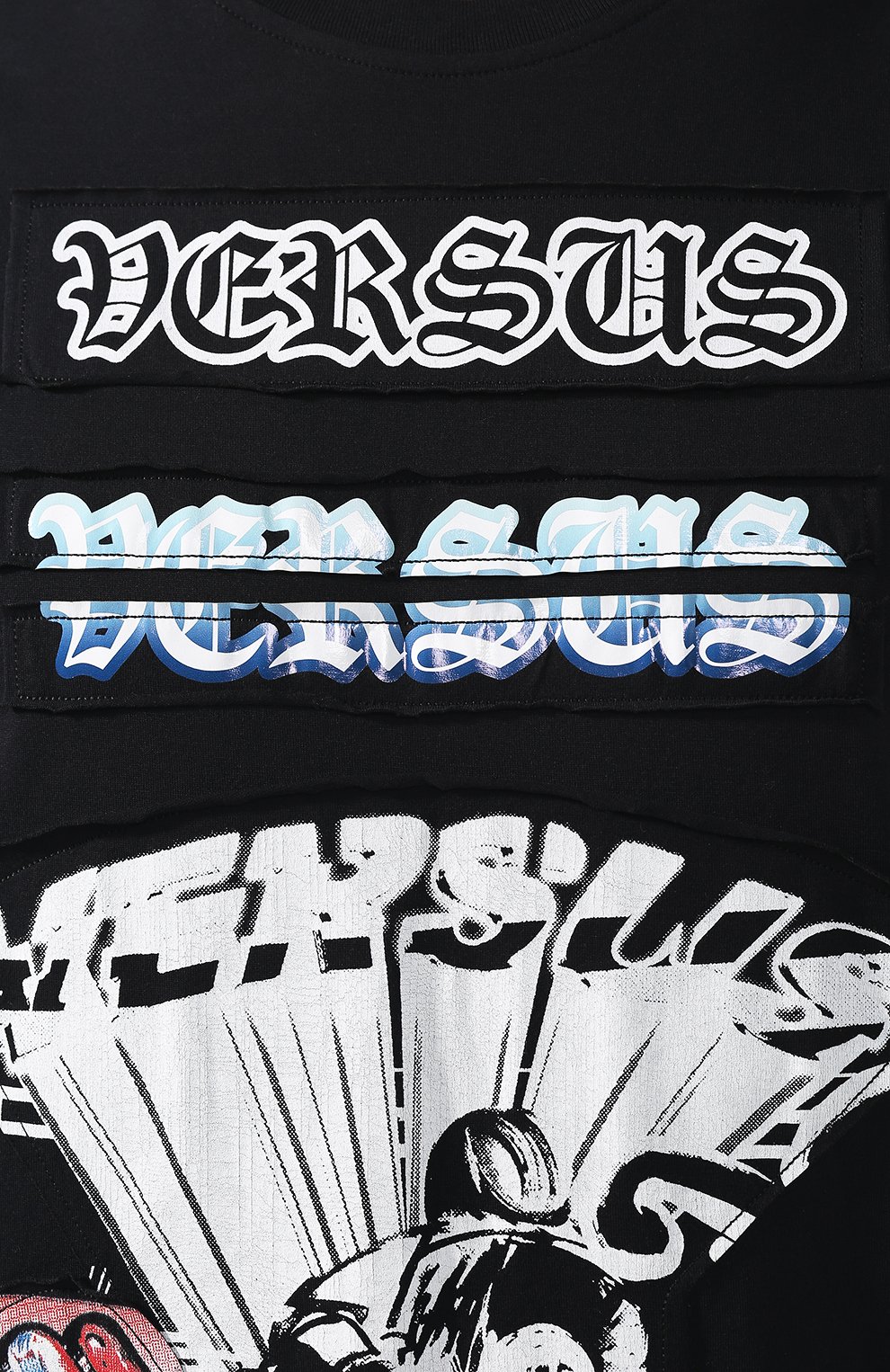 Хлопковая футболка  VERSUS VERSACE, арт. BU90760/BJ10388, фото 5