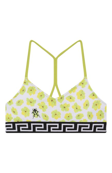 Детского раздельный купальник VERSACE желтого цвета, арт. 1018704/1A13285/8A-14A | Фото 2 (Материал сплава: Проставлено; Нос: Не проставлено; Материал внешний: Синтетический материал)
