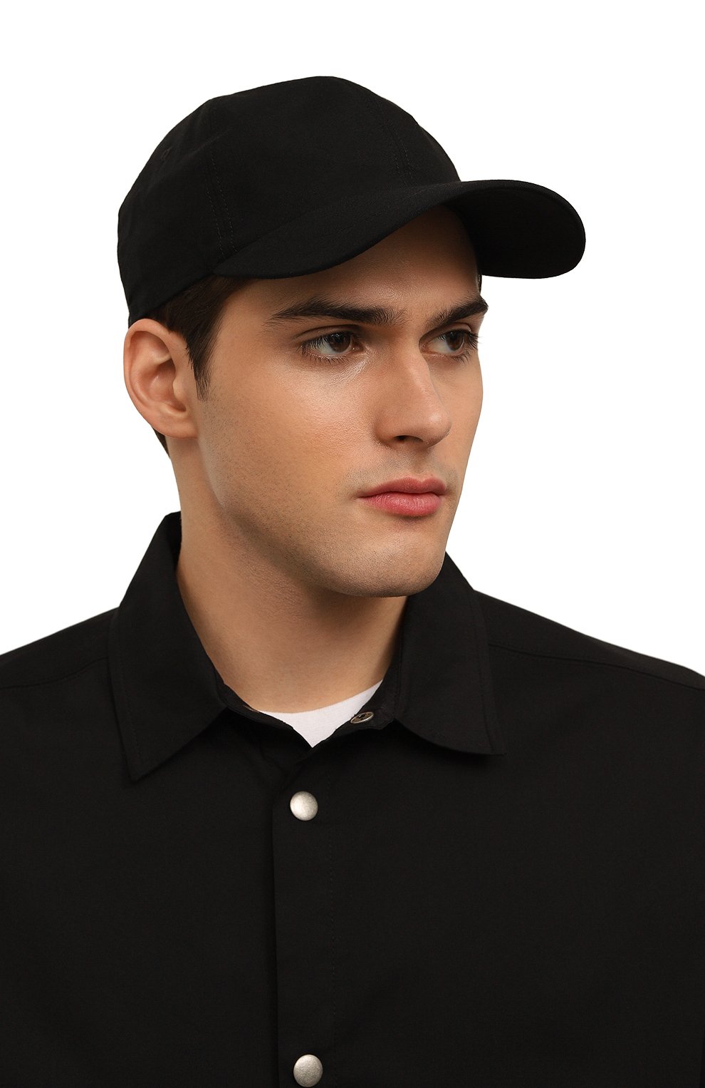 Кашемировая бейсболка COLOMBO черного цвета по цене 45300 руб., арт. CL00115, фото 2 Кашемировая бейсболка COLOMBO, арт. CL00115, фото 2