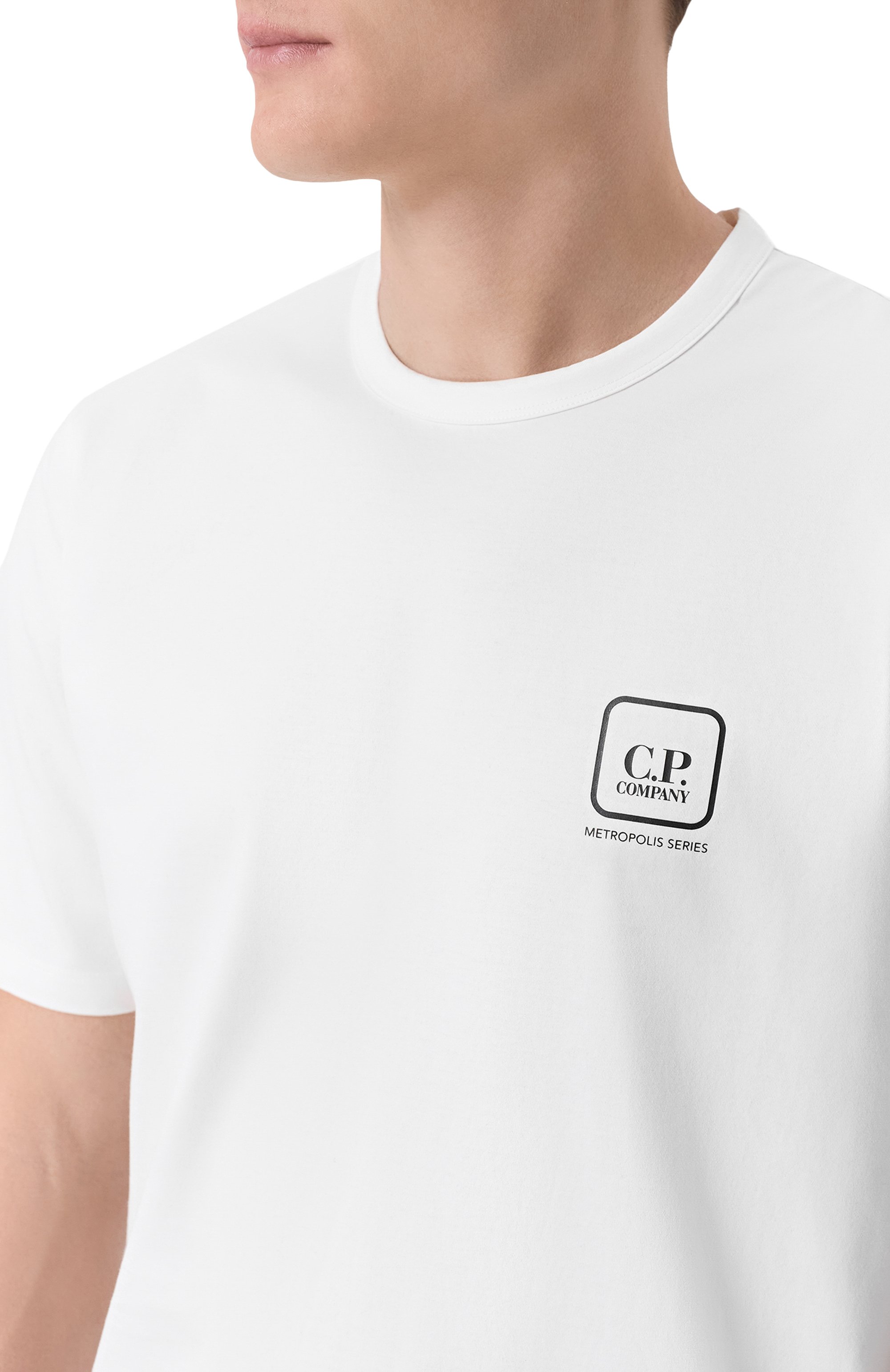 Хлопковая футболка C.P. COMPANY, арт. 20CLTS057A/006370W, фото 5