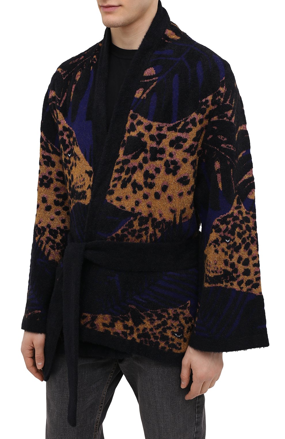 Кардиган SAINT LAURENT разноцветного цвета по цене 196500 руб., арт. 645808/YAYY2, фото 3 Кардиган SAINT LAURENT, арт. 645808/YAYY2, фото 3