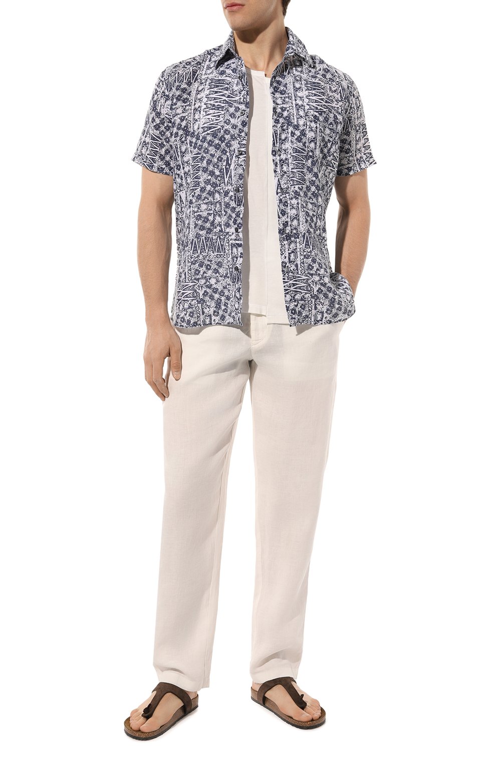 Льняная рубашка 120% LINO, арт. Y0M1368/000G182/000, фото 2