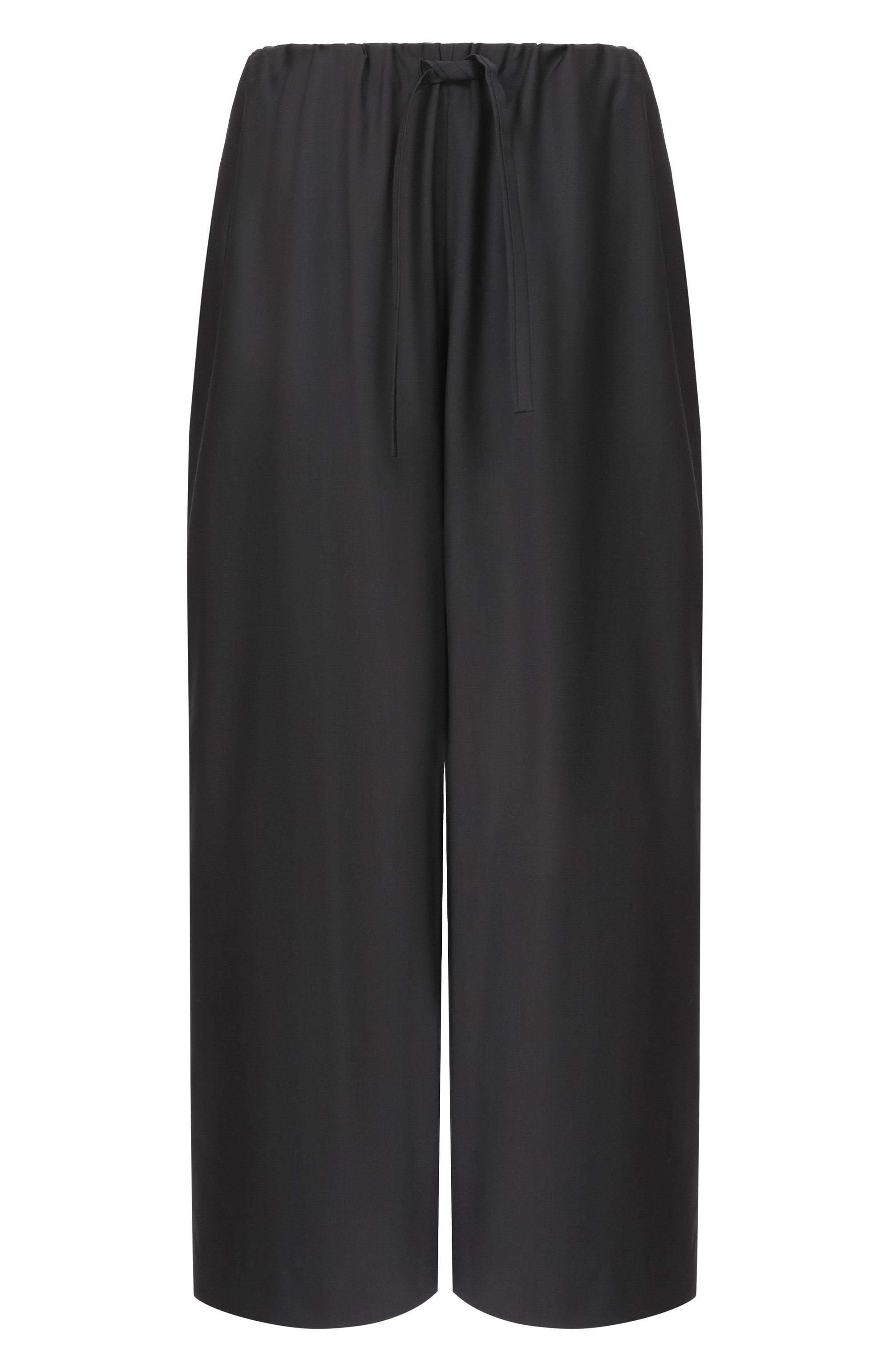 Шерстяные брюки TOTEME черного цвета по цене 58750 руб., арт. 261-WRB0343-FB0552, фото 1 Шерстяные брюки TOTEME, арт. 261-WRB0343-FB0552, фото 1