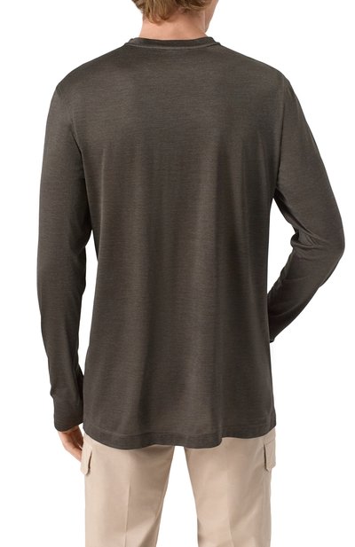 Шелковый лонгслив ZILLI, арт. TSR04BM0600V00000, фото 4