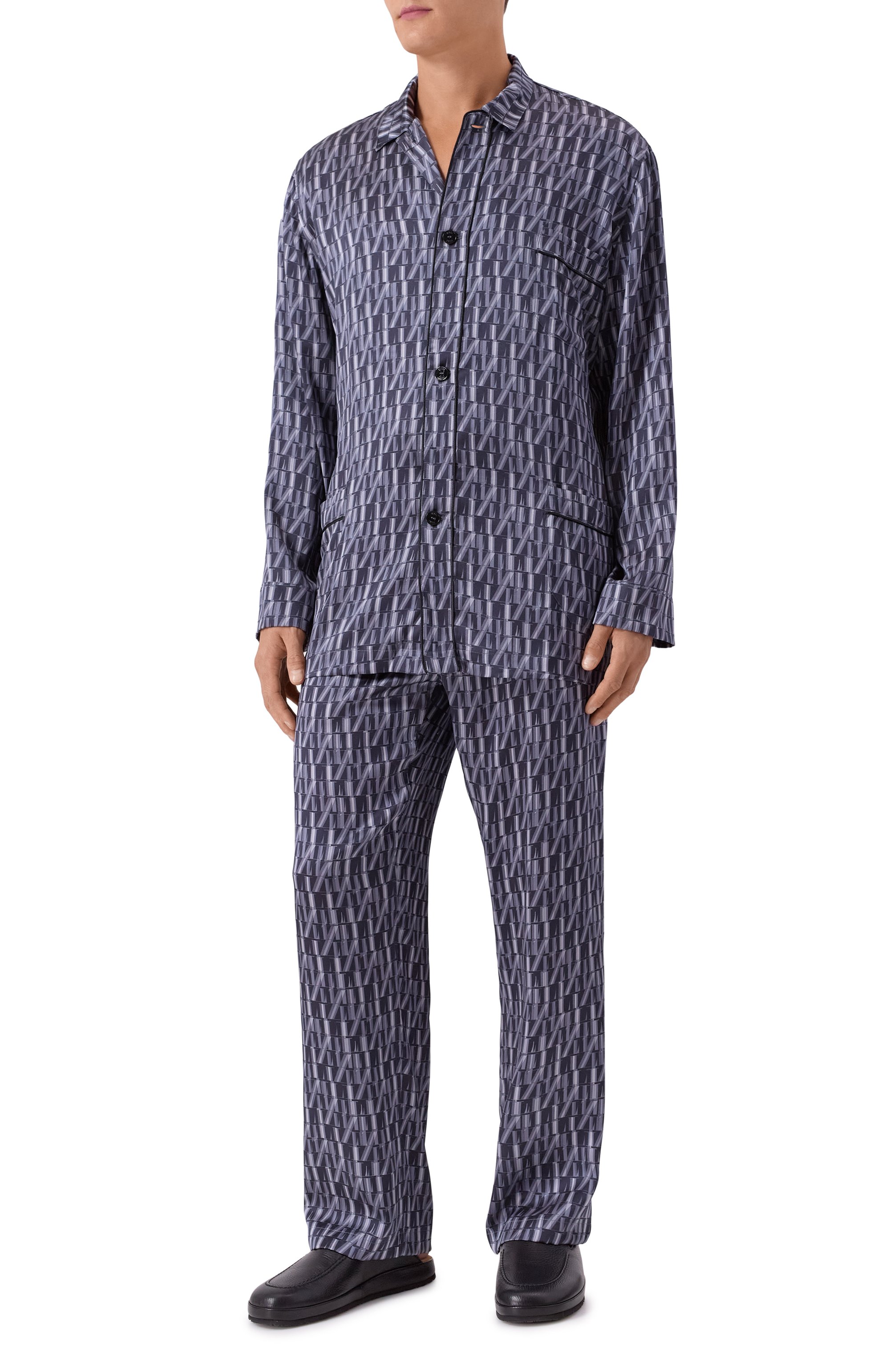 Шелковые домашние брюки ZILLI, арт. PZP013M0600VZL000, фото 2