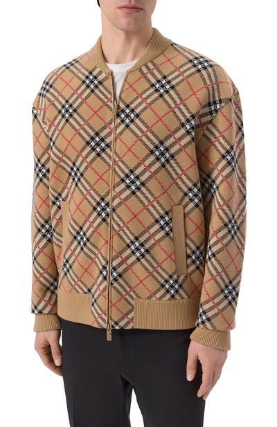 Кардиган из хлопка и шерсти BURBERRY, арт. 8119437, фото 3