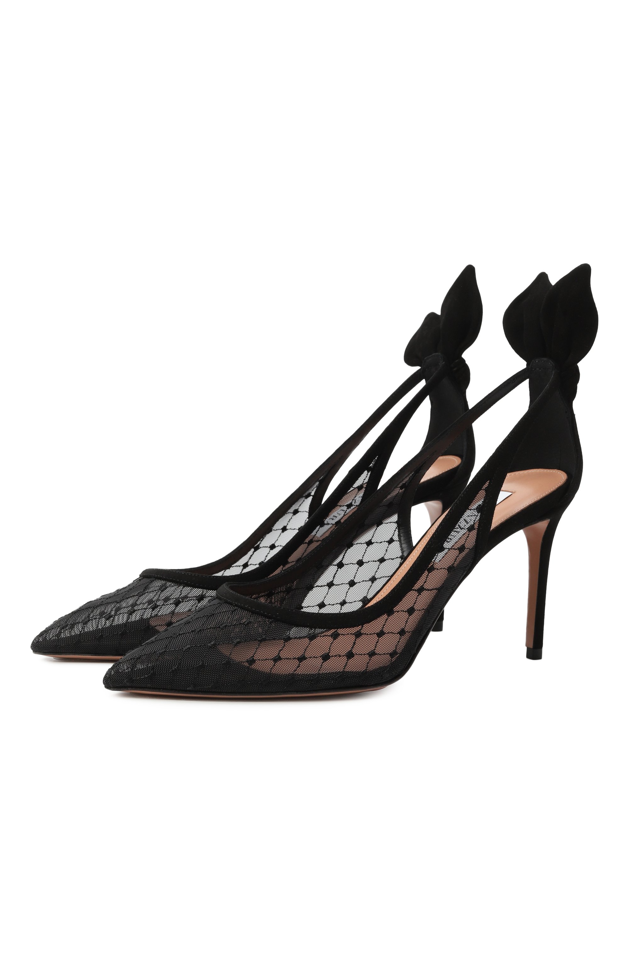 Туфли bow tie net 85 AQUAZZURA, арт. DNNMIDP1/FMS, фото 1