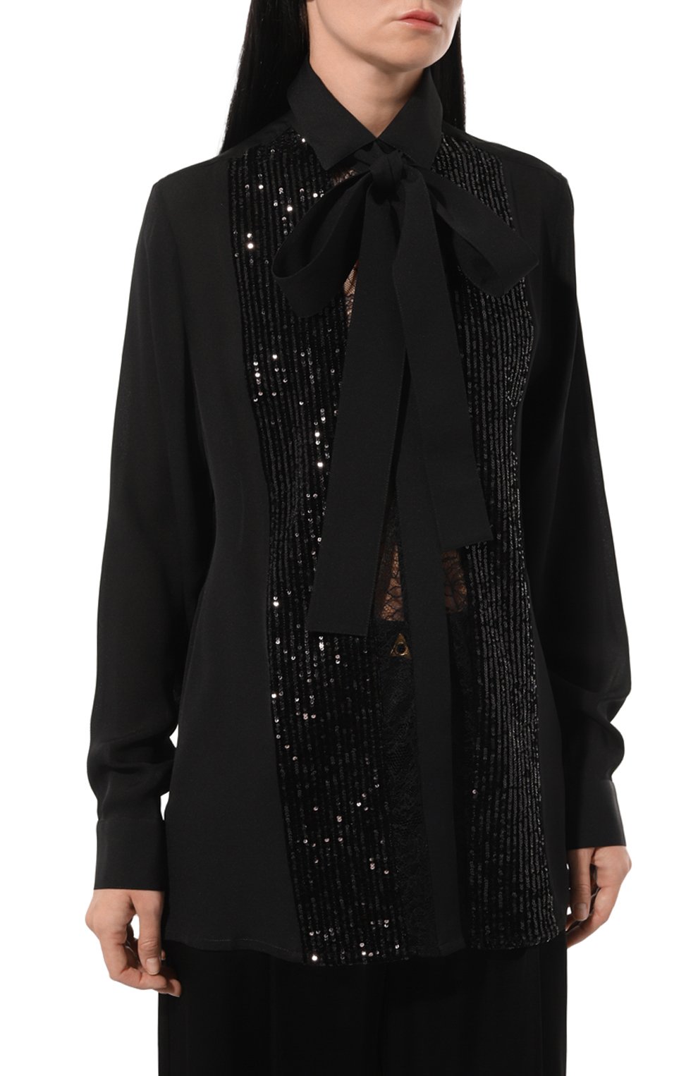 Блузка из шелка и вискозы ELIE SAAB, арт. 15474, фото 3