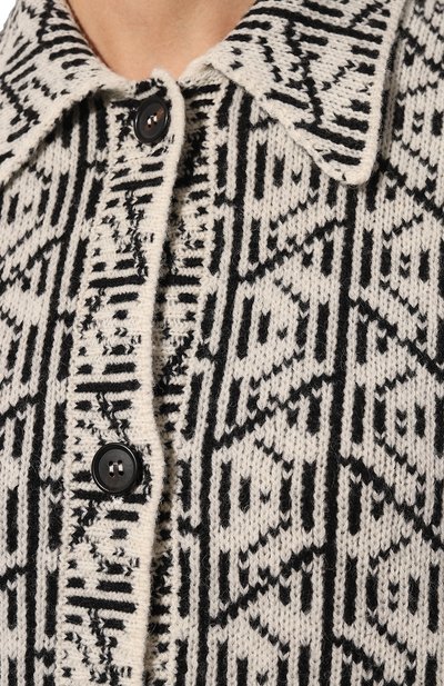 Шерстяной кардиган PRADA, арт. P25I32-1ZGA-F0964-212, фото 5