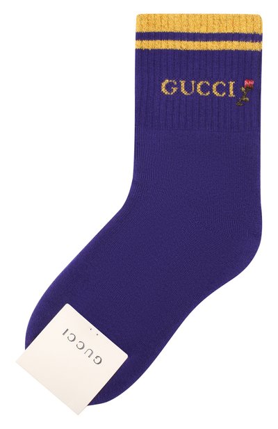 Женские хлопковые носки GUCCI, арт. 579316/3GD70