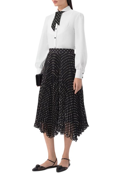 Хлопковая рубашка VALENTINO белого цвета по цене 214500 руб., арт. 8B3AB865/5A6, фото 2 Хлопковая рубашка VALENTINO, арт. 8B3AB865/5A6, фото 2