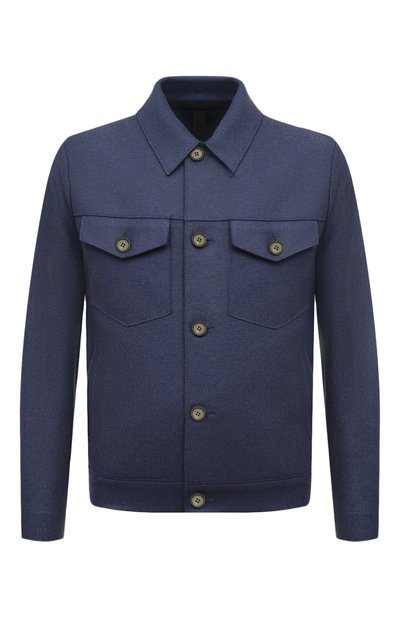 Мужская шерстяная куртка-рубашка HARRIS WHARF LONDON, арт. C9331MLK