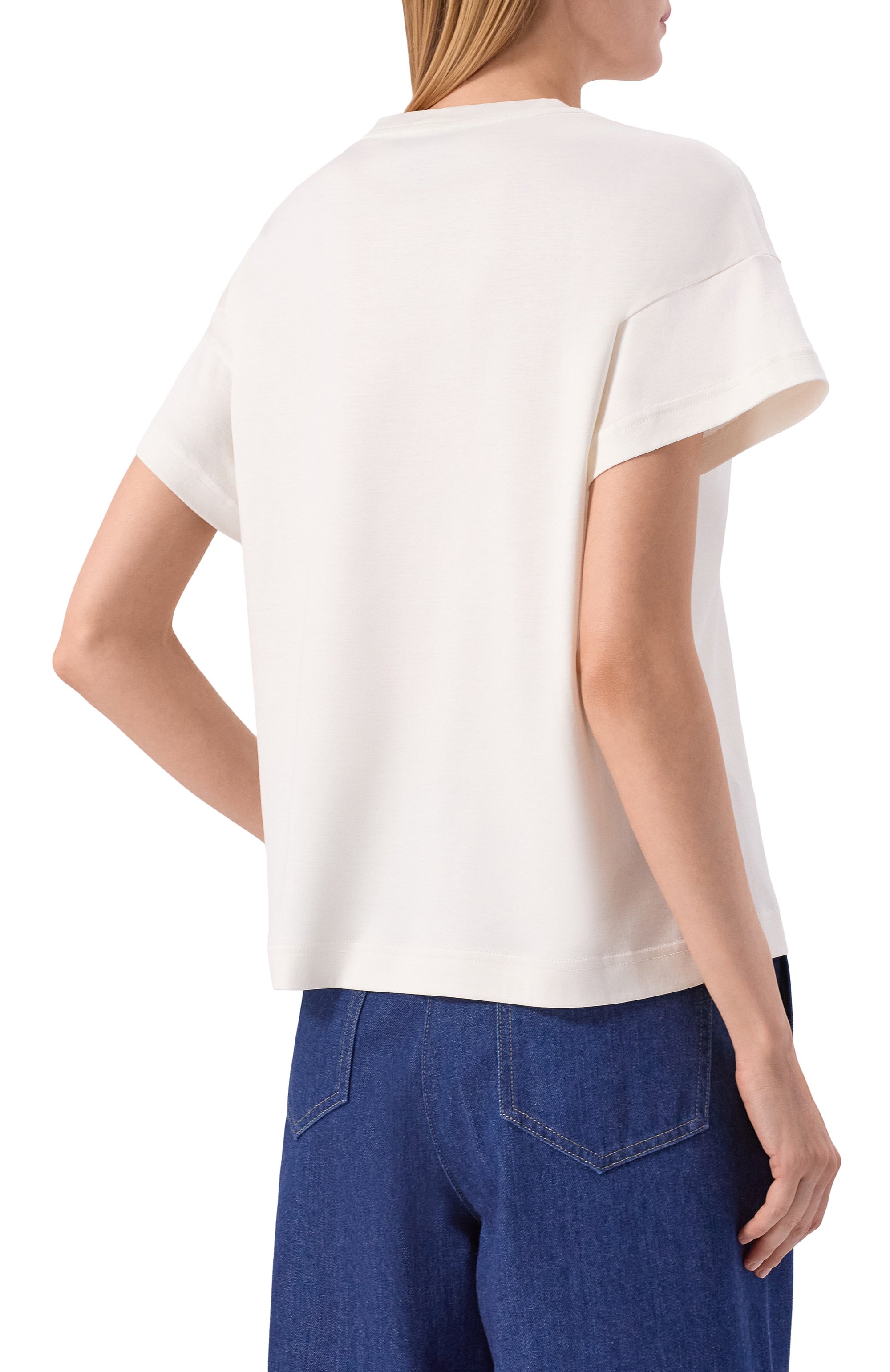 Футболка из шелка и хлопка GIORGIO ARMANI, арт. GW003315/AF25467, фото 4