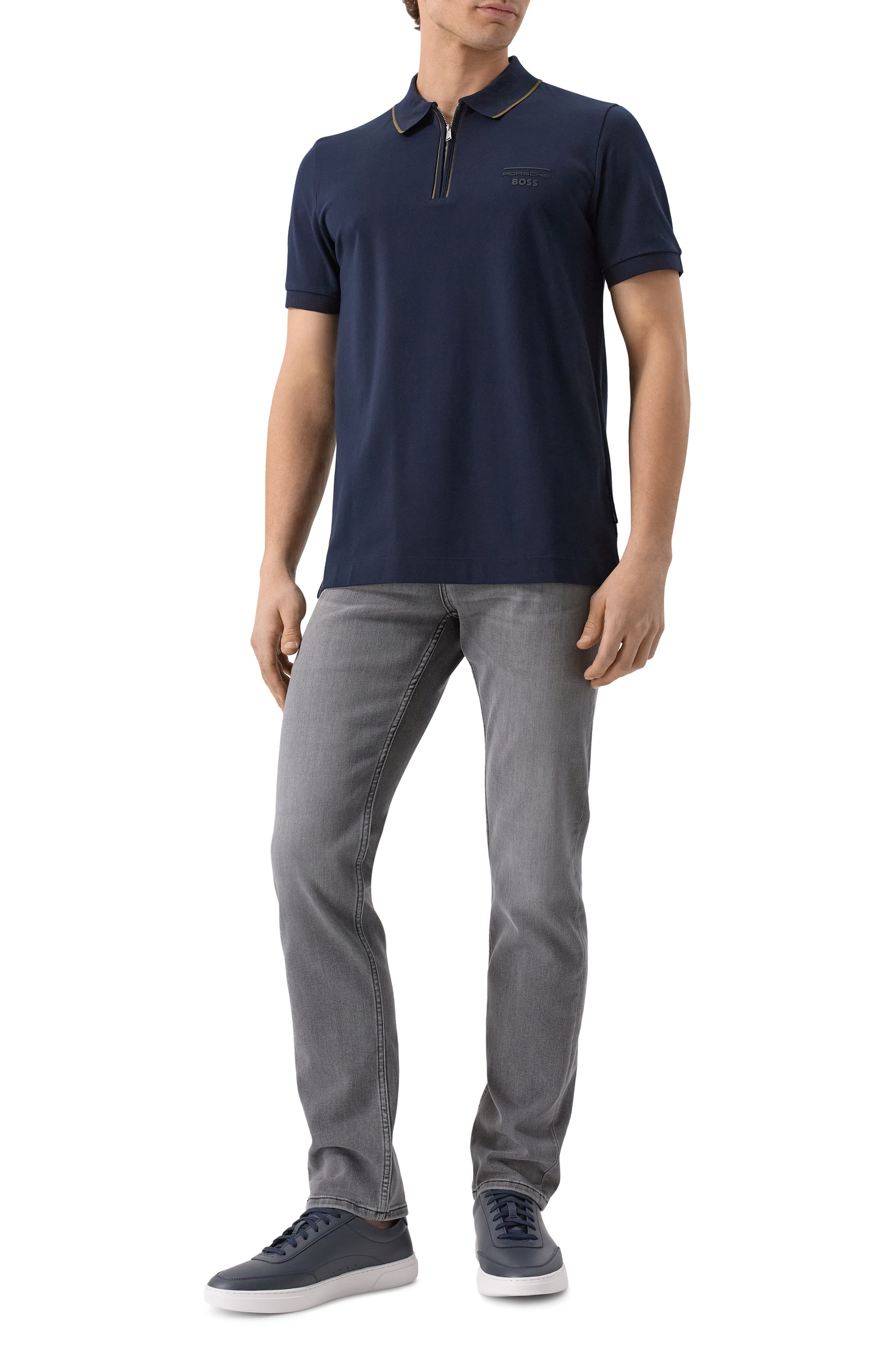 Кожаные кеды kieran BOSS, арт. 50536504, фото 2