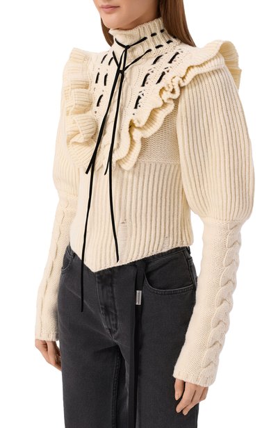 Шерстяной свитер ANN DEMEULEMEESTER, арт. B0014532/KN073, фото 3