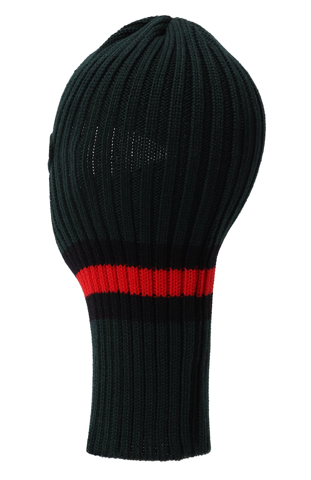 Шерстяная шапка-балаклава CATYA темно-зеленого цвета по цене 11700 руб., арт. 428629, фото 2 Шерстяная шапка-балаклава CATYA, арт. 428629, фото 2