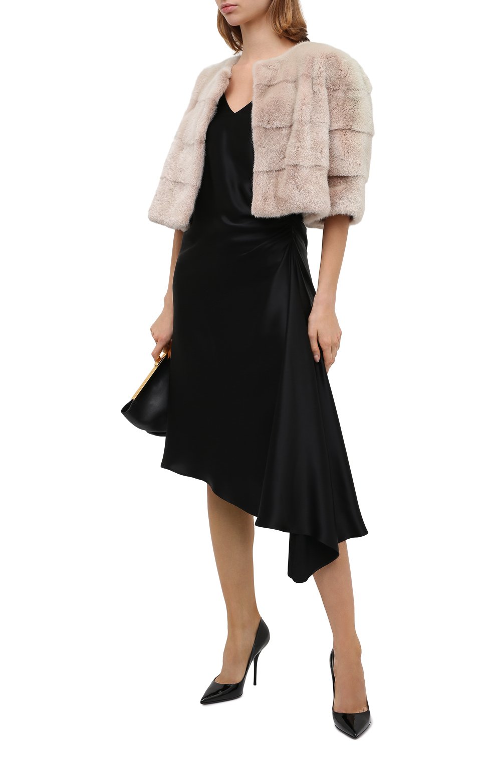 Шуба из меха норки YVES SALOMON, арт. 6EYV27941VMLX, фото 2