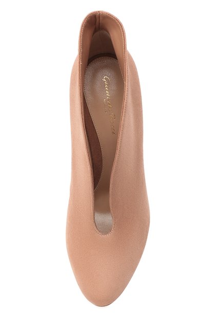 Замшевые ботильоны vamp на шпильке GIANVITO ROSSI, арт. G29450.15RIC.CASPRAL, фото 5