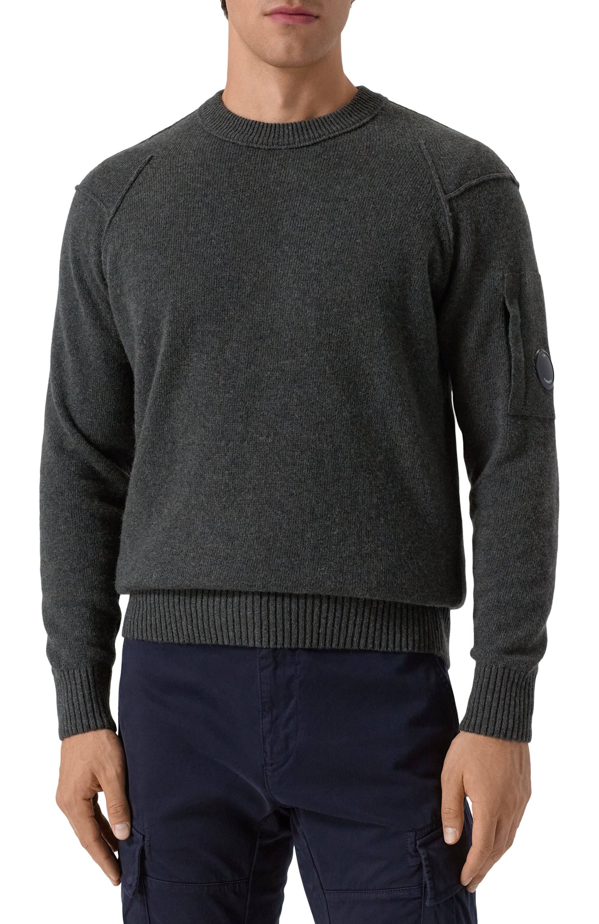 Шерстяной свитер C.P. COMPANY, арт. 19CMKN707A110149A, фото 3