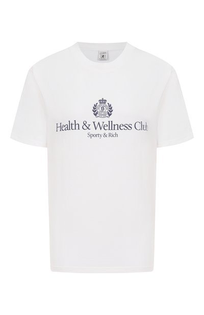 Женская хлопковая футболка SPORTY AND RICH, арт. T0119710241WH01