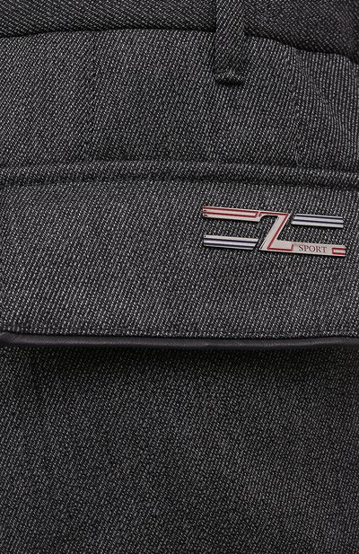 Шерстяные брюки ZILLI SPORT, арт. M0W-40-38X-F6408/0001, фото 5