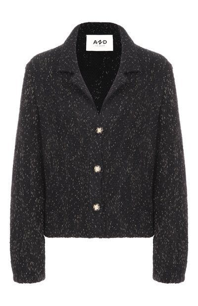 Женский жакет из шерсти и хлопка AND THE BRAND, арт. W26-JT027-0702-900