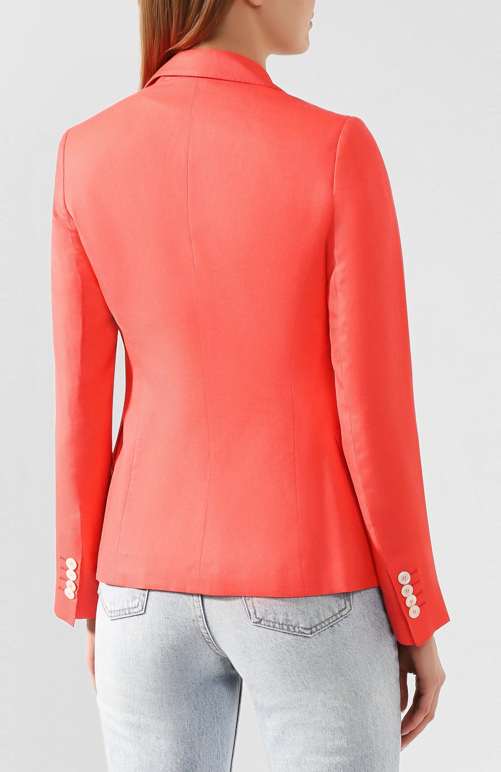 Жакет из смеси хлопка и льна KITON, арт. D15510H07261, фото 4