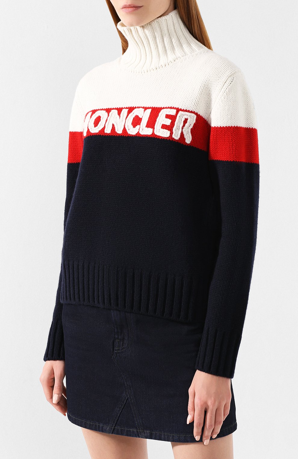 Свитер из смеси шерсти и кашемира MONCLER, арт. E2-093-92525-50-A9141, фото 3