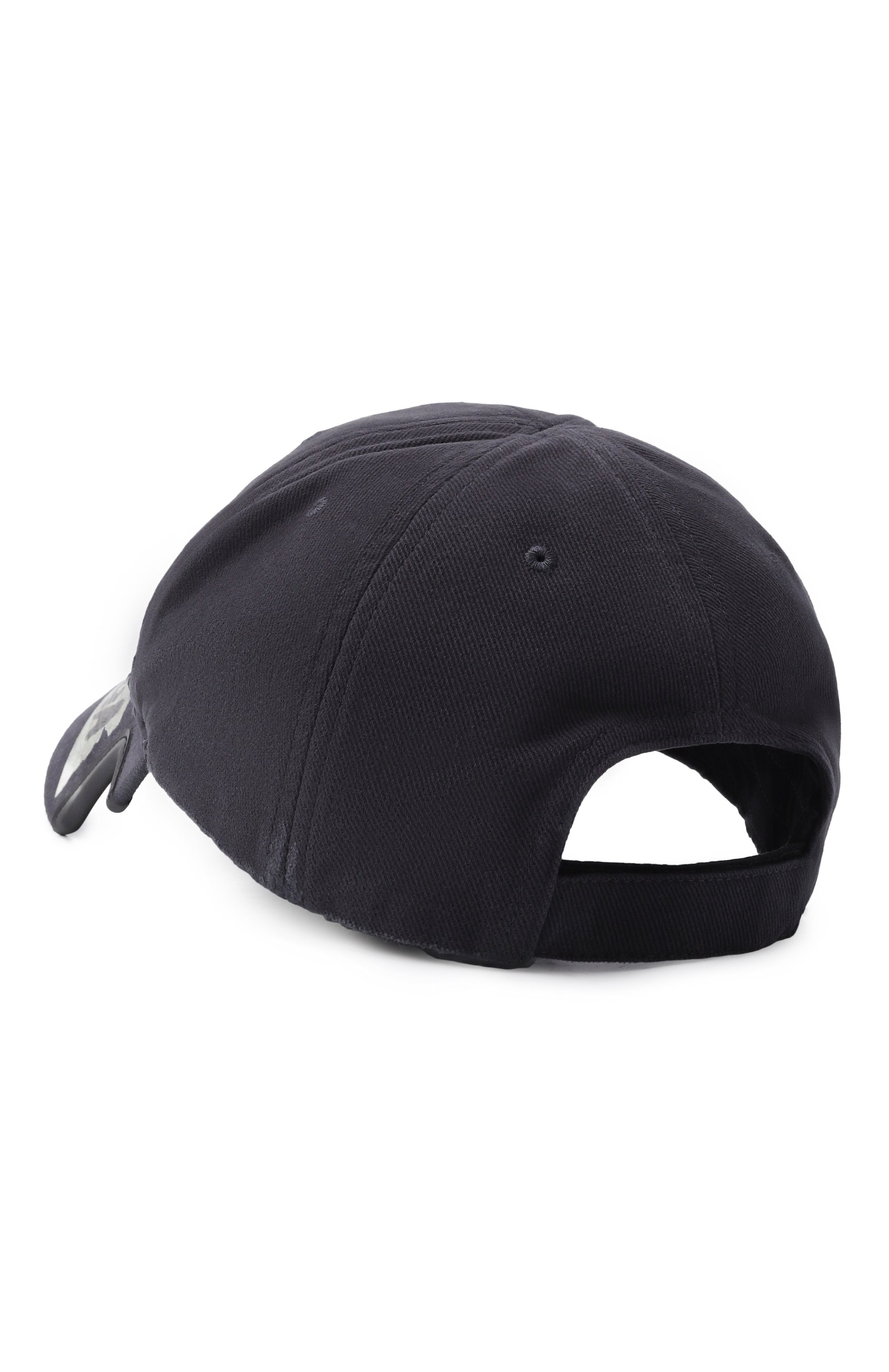 Хлопковая бейсболка BALENCIAGA черного цвета по цене 57050 руб., арт. 858087/410B2, фото 2 Хлопковая бейсболка BALENCIAGA, арт. 858087/410B2, фото 2