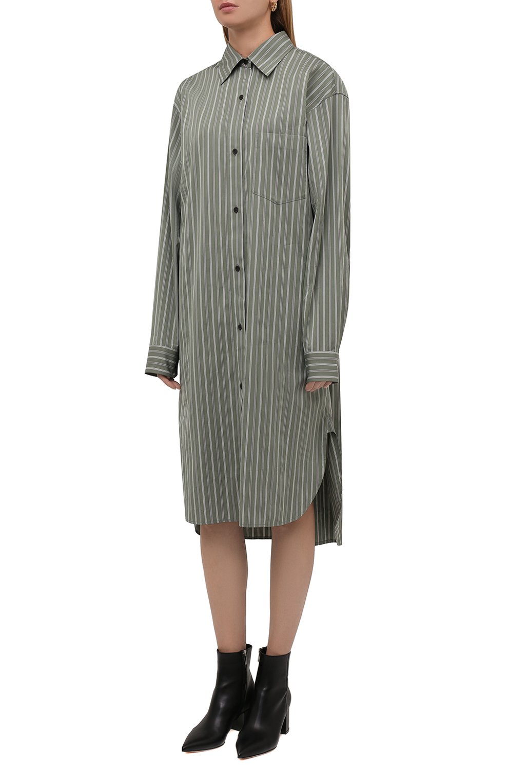 Хлопковое платье DRIES VAN NOTEN, арт. 212-011030-3016, фото 3
