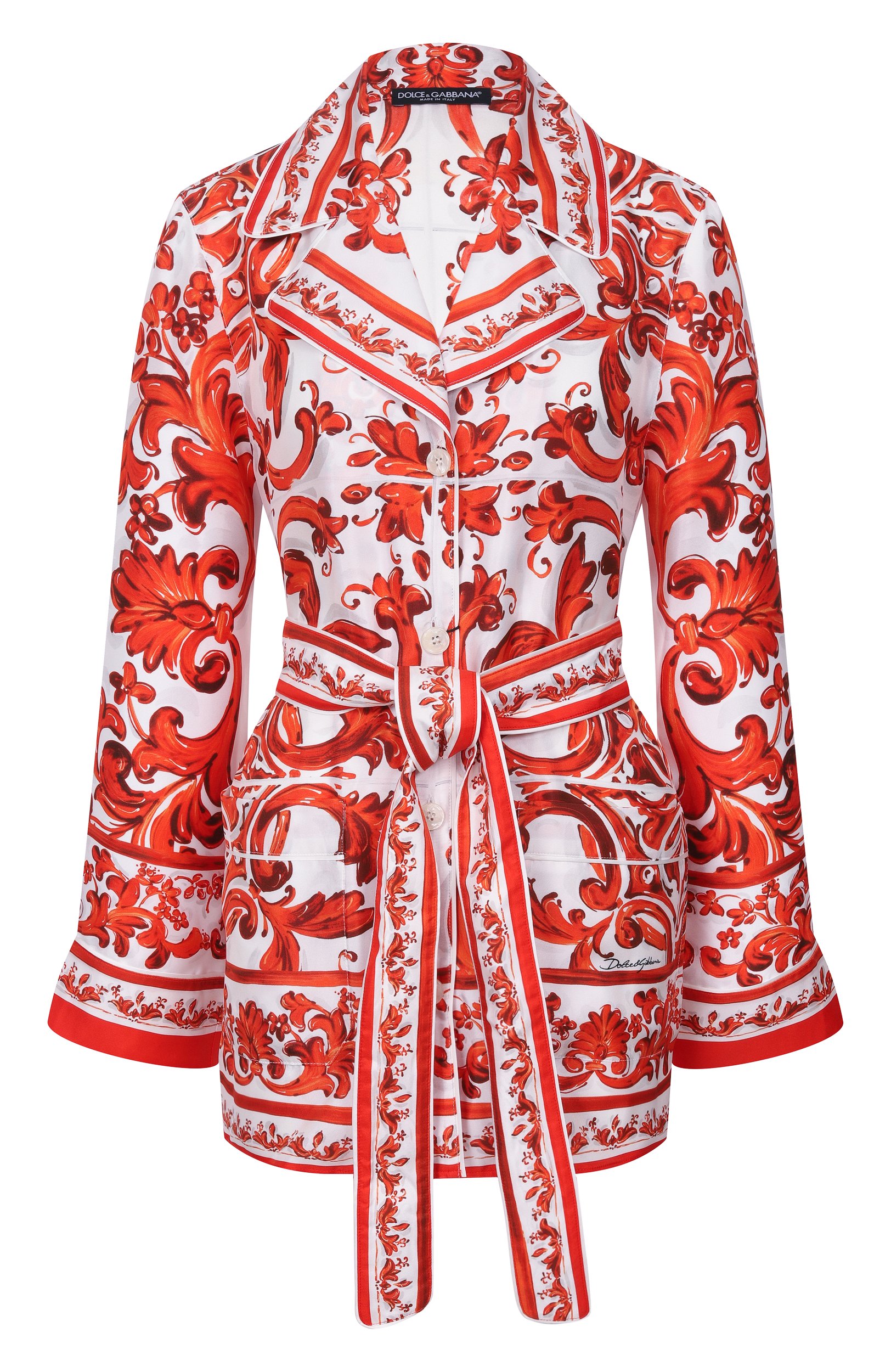 Шелковая рубашка DOLCE & GABBANA, арт. F5Q03T/GDDRE, фото 1