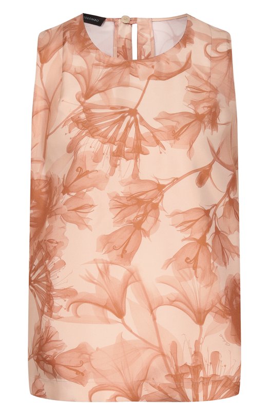 Шелковый топ Colombo CM00420/F/T0666-11-2F Оранжевый CM00420/F/T0666-11-2F