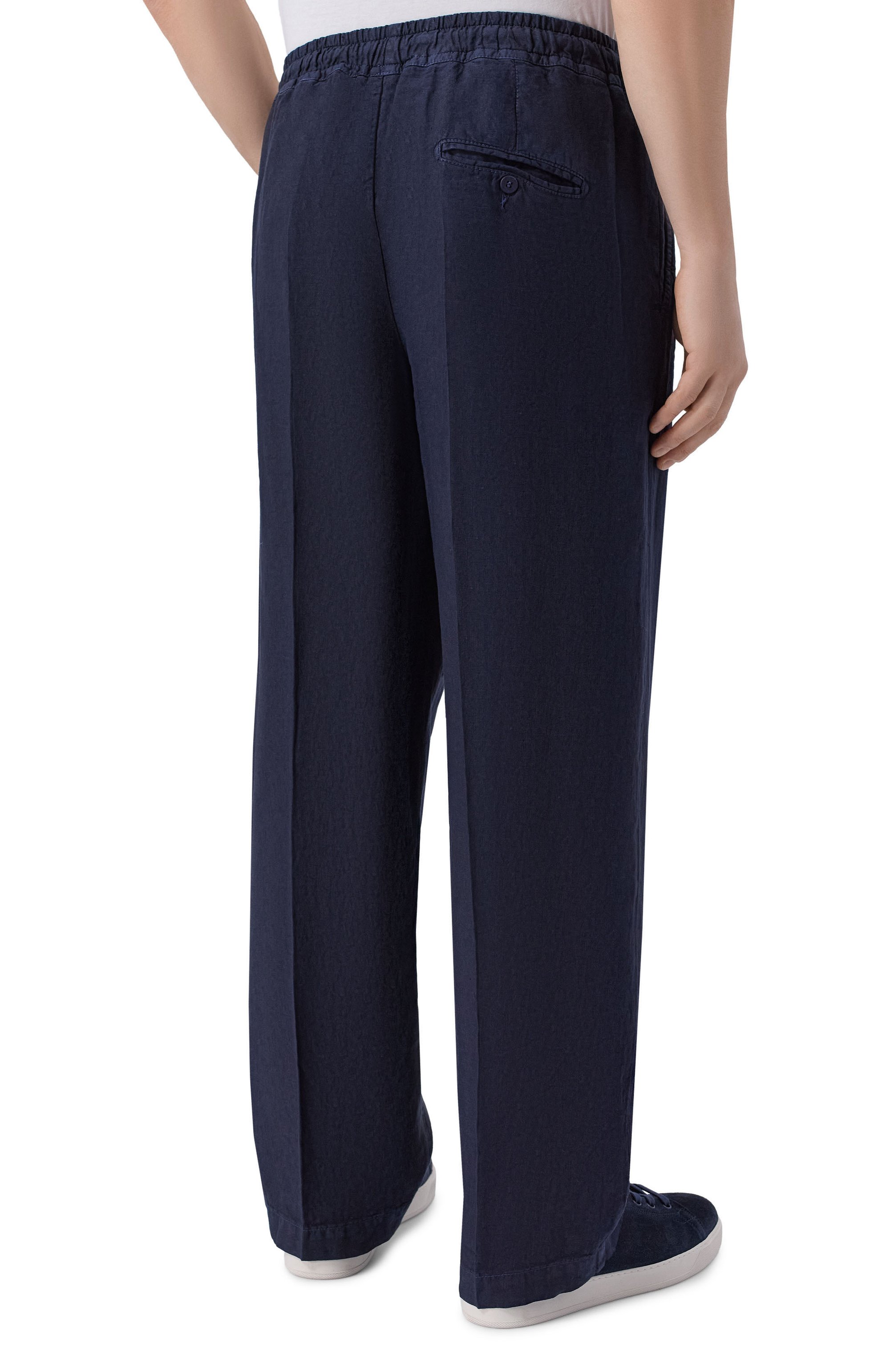 Льняные брюки INLINUM, арт. PAJAMA/TR0PEA, фото 4