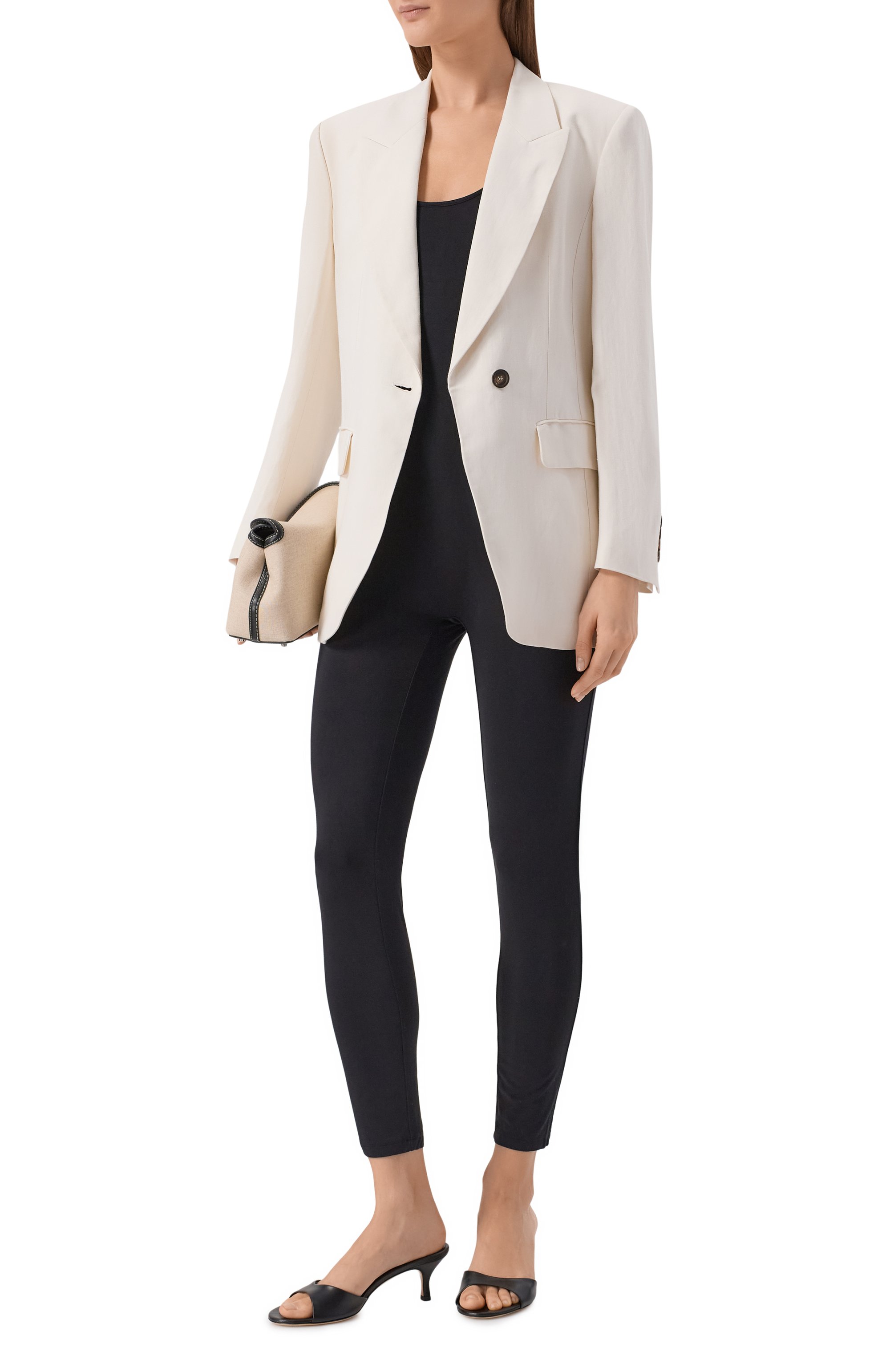 Комбинезон из вискозы PIETRO BRUNELLI черного цвета по цене 13350 руб., арт. TU2502/BBBAMB, фото 2 Комбинезон из вискозы PIETRO BRUNELLI, арт. TU2502/BBBAMB, фото 2