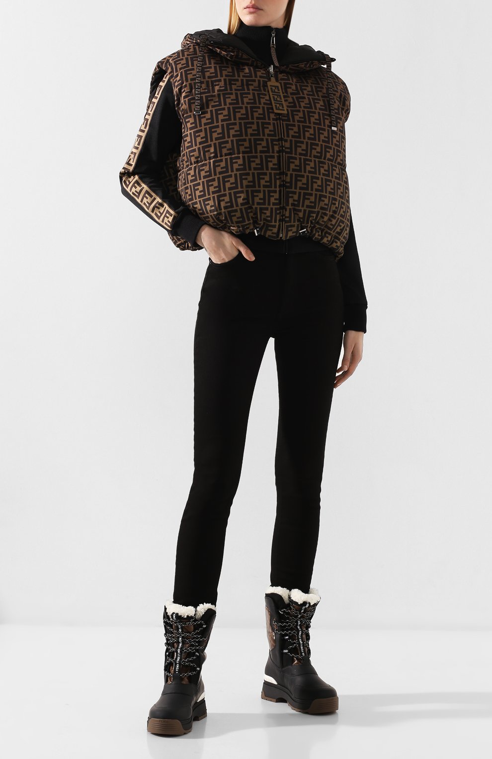 Двусторонний жилет FENDI, арт. FAA436 A8X3, фото 2