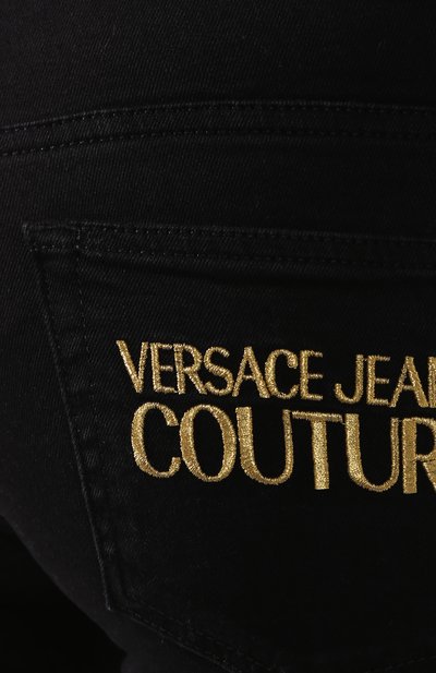Джинсы VERSACE JEANS COUTURE черного цвета по цене 18400 руб., арт. A1HVB0K4-VDM500 4/60366, фото 5 Джинсы VERSACE JEANS COUTURE, арт. A1HVB0K4-VDM500 4/60366, фото 5