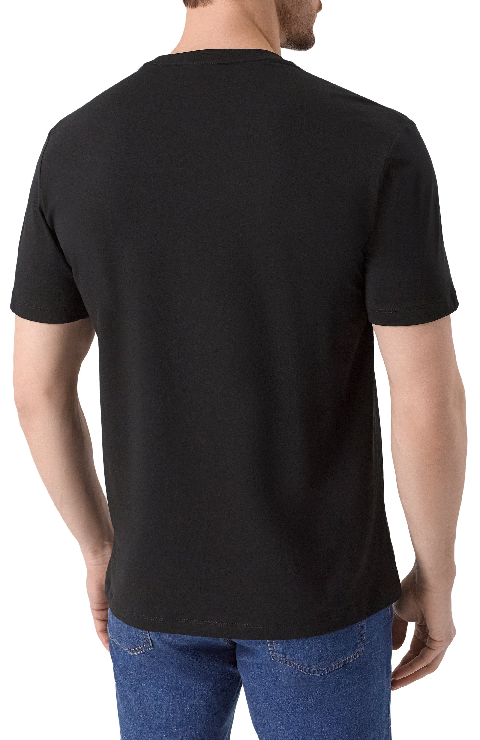 Хлопковая футболка EMPORIO ARMANI, арт. EM000574/AF12335, фото 4