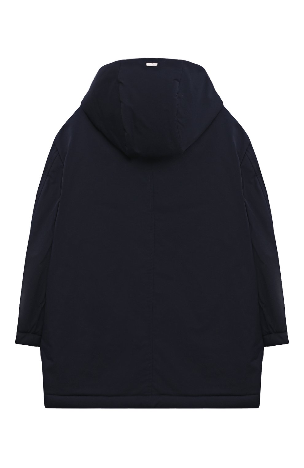 Утепленная парка HERNO темно-синего цвета по цене 54850 руб., арт. GC000005X/12343Z/10A-14A, фото 2 Утепленная парка HERNO, арт. GC000005X/12343Z/10A-14A, фото 2